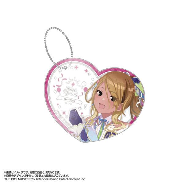 偶像大師 閃耀色彩 和泉愛依 心形掛件立牌，角色微笑。