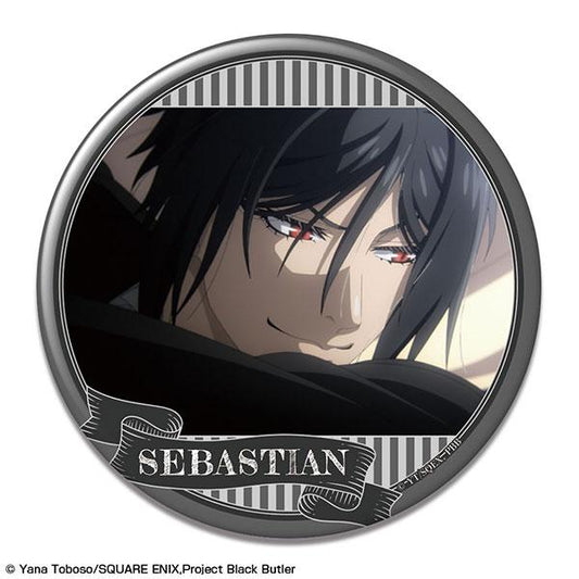 [Pre-order] TV Animation Black Butler - Boarding School Chapter - Badge Design 07 (Sebastian Michaelis/G) "Reservation for November 24"