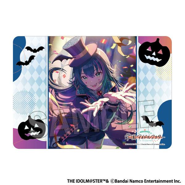[預訂] 學園偶像大師遊戲墊：月村手毬戴著帽子，萬聖節主題設計。