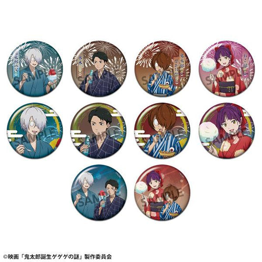 [Pre-order] Movie "The Mystery of the Birth of Kitaro" Original Exchange Badge Festival ver. 10 pieces in the BOX "January 25 reservation"