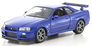 [預訂] 1/24 日產 Skyline GT-R(R34) (MT藍)（再售）《25年8月預約》