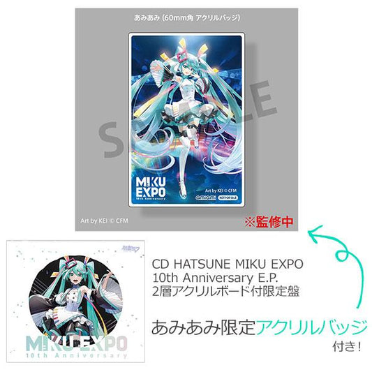 [Pre-order] CD Hatsune Miku EXPO 10th Anniversary EP 2-layer acrylic board with limited edition bonus "July 24 reservation"