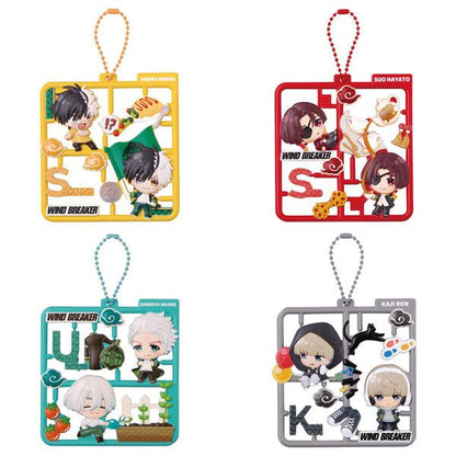 [預訂] Plat collection 防風少年 4個入BOX，包含多種角色設計的吊飾。