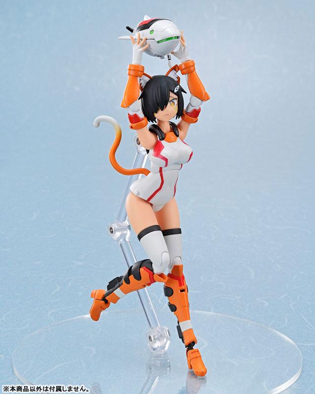[預訂] ACKS V.F.G. 超時空要塞Δ VF-31D Skuld SP模型，展示持球狀物體的貓耳少女。