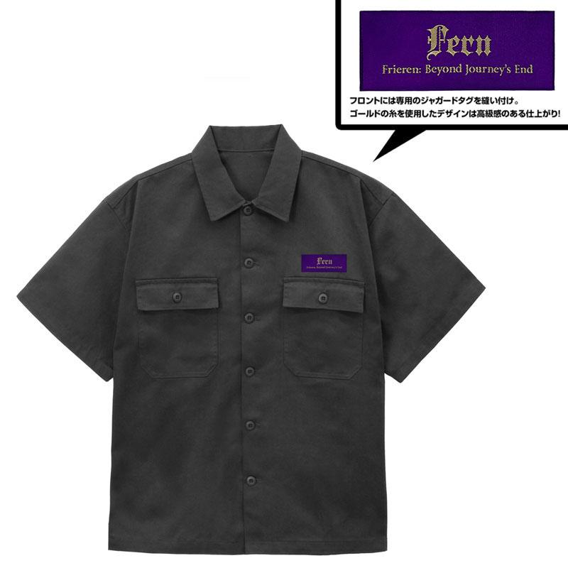 [預訂] 葬送的芙莉蓮 菲倫 刺繡工作襯衫/GRAY-L《25年9月預約》