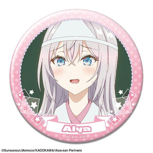 [Pre-order] TV animation "Ellie's classmate next to me who occasionally whispers in Russian to hide her shame" Badge design 09 (Ellie/I) "Reservation for November 24"