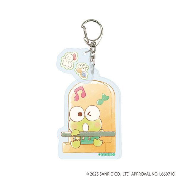 [預訂] 附零件鑰匙圈「HAPIDANBUI」27/大眼蛙(Graphite Illustration)《25年10月預約》