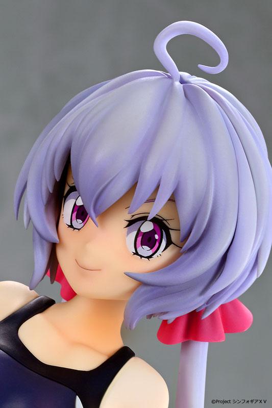 [預訂] 戰姬絕唱SYMPHOGEARXV 雪音克莉絲 水着Ver. 1/6 完成品模型面部特寫。