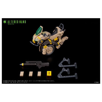 Altered Nano AN-02 AA-CAVALL〈卡瓦斯〉摩托車模型，附帶槍械及配件。