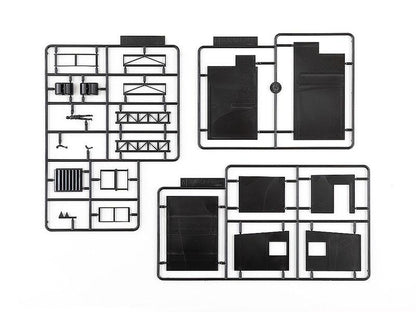 [預訂] 金曜Roadshow 模型零件組，未組裝黑色塑膠框架。