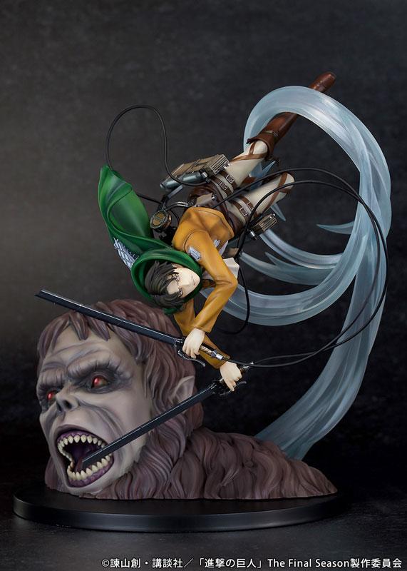 [Pre-order] TV animation Attack on Titan "Levi vs Beast Titan ver." finished model "Pre-order September 25"