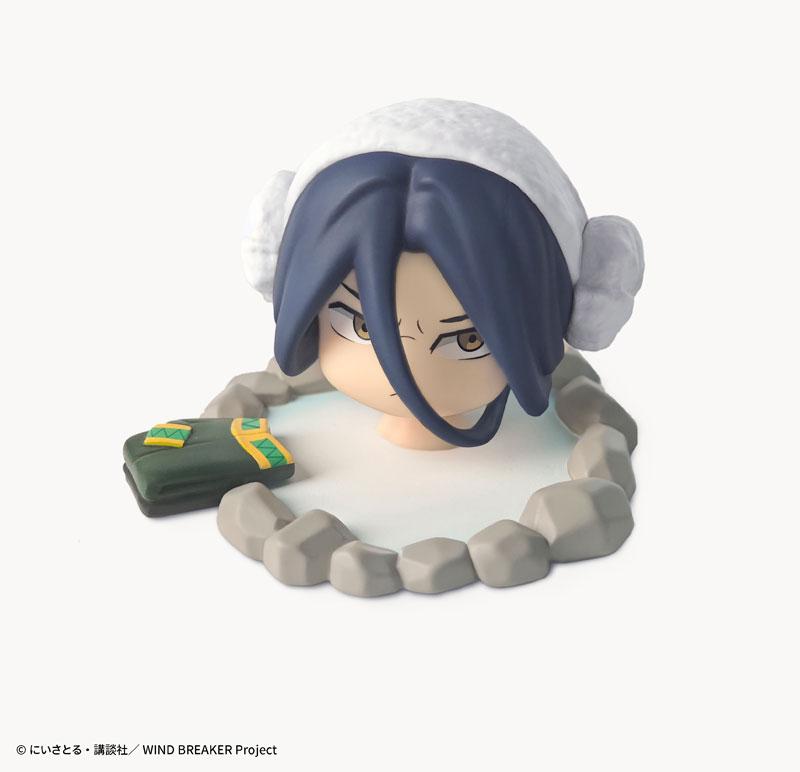 AFORCE×DRAGON HORSE Like湯系列 防風少年 交換模型，盒裝六款其中一款設計圖。