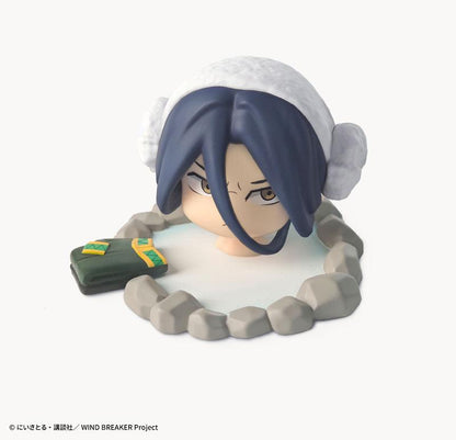 AFORCE×DRAGON HORSE Like湯系列 防風少年 交換模型，盒裝六款其中一款設計圖。