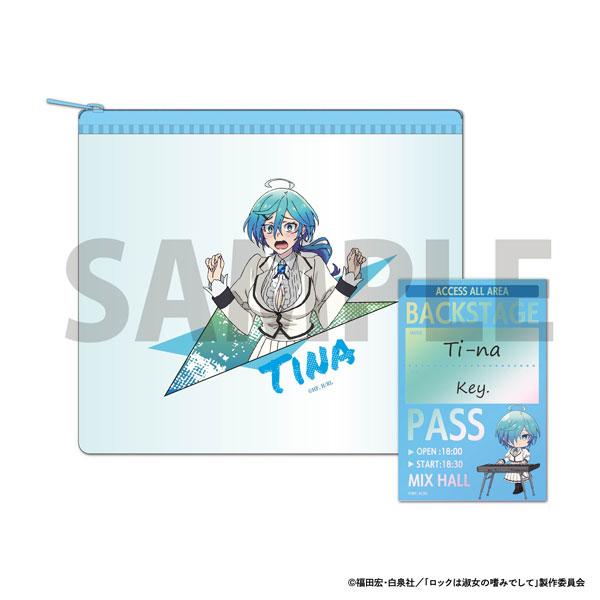 [預訂] 動畫「搖滾樂是淑女的嗜好」後臺通行證風格全息貼紙透明收納包 院瀨見蒂娜《25年9月預約》