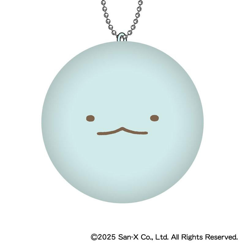 角落小夥伴臉Marucolle！系列其中一款設計，淺藍色圓形臉，簡約表情，帶鏈。