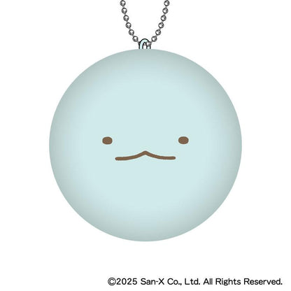 角落小夥伴臉Marucolle！系列其中一款設計，淺藍色圓形臉，簡約表情，帶鏈。