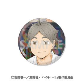 排球少年！！交換全息徽章，我要開動了！系列，其中一款設計特寫。