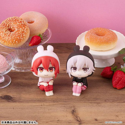 [預訂] LookUp 偶像星願 七瀨陸 完成品模型，可愛Q版坐姿，搭配甜甜圈與草莓。