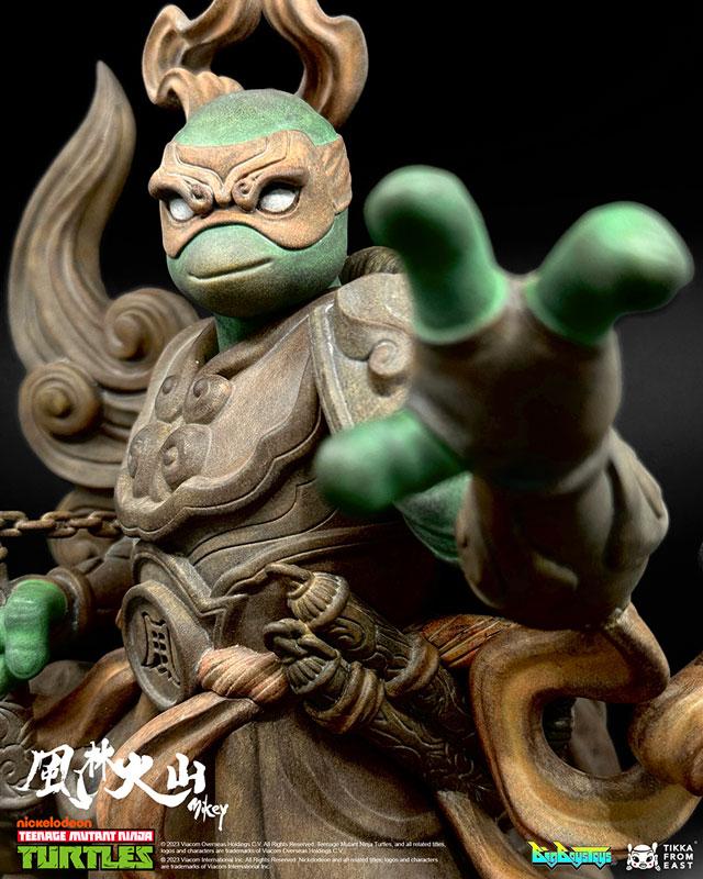 [Pre-order] TMNT x Tik Ka from East x BigBoysToys Furinkazan Fenglinhuoshan completed model "Reservation for August 24"