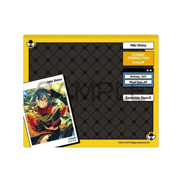 [預訂] 偶像夢幻祭 DECOPAD，椎名丹希角色圖案，黃色邊框，包含角色卡片。