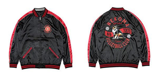 [預訂] 動畫「排球少年！！」刺繡夾克 音駒高中 S《25年12月預約》