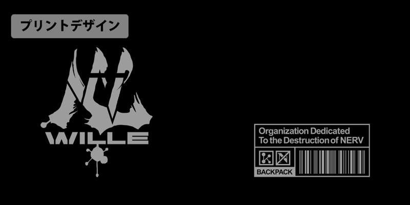 [預訂] EVANGELION WILLE 多功能背包/黑色《25年4月預約》