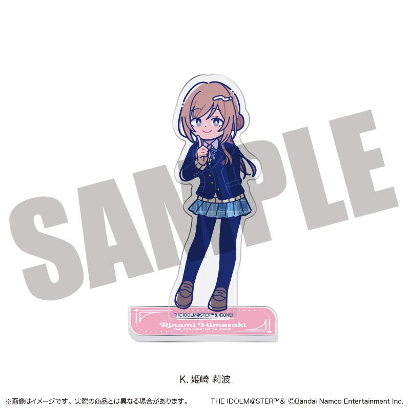 [預訂] 「學園偶像大師」K 姬崎莉波立牌，穿著學院制服的角色全身立繪。