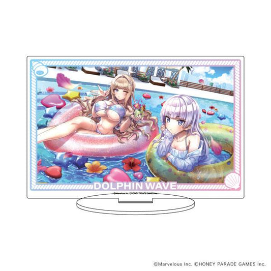 [Pre-order] Stand "Dolphin Wave" 49/Vina/Kira Hoshikanna &amp; Schnee Weisberg (Official Illustration) "Pre-order for September 24"