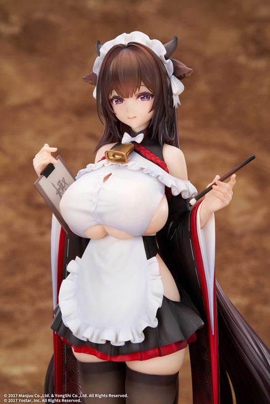 [預訂] 碧藍航線 樫野 絆倒女僕Ver. 1/7 完成品模型，手持筆記板。