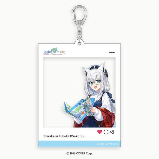 [Reservation] "hololive Meet 2024" SNS style keychain Fubuki Shirakami "Reservation for December 24"