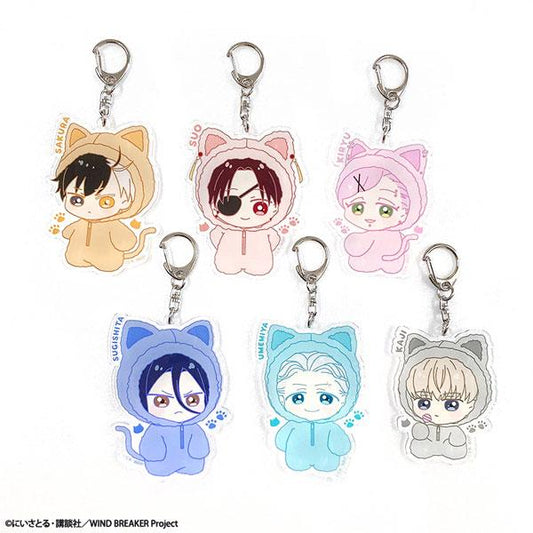 [Pre-order] Anime "WIND BREAKER" exchange keychain 6 pieces into the BOX "September 24 reservation"