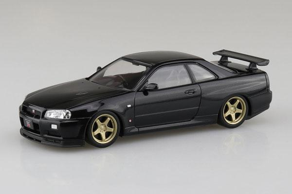 [預訂] 樂Pla Snap套件 No.12CU-BP 日產 R34 Skyline GT-R 客製化輪圈(黑珍珠) 模型《25年10月預約》