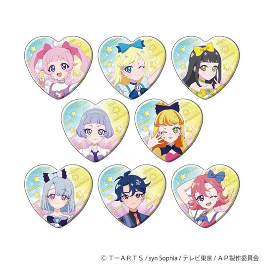 [預訂] 愛心型徽章「祕密的偶像公主」01/官方插圖 8個入BOX《25年10月預約》