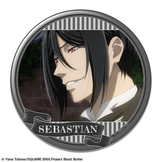 [Pre-order] TV Animation Black Butler - Boarding School Chapter - Badge Design 08 (Sebastian Michaelis/H) "Reservation for November 24"