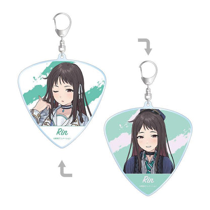 [Pre-order] Girls Band Cry Rin-shaped double-sided BIG keychain "Pre-order for February 25"