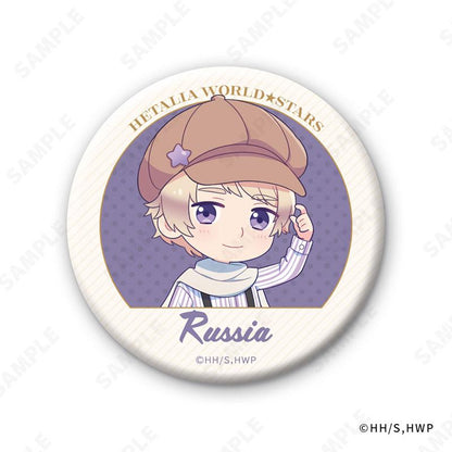 《義呆利》吊帶 Style 交換徽章，角色穿著吊帶服裝設計。