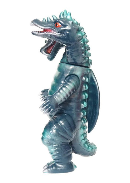 超光澤綠色金屬三頭龍第三期玩具模型，幻之三頭龍系列。