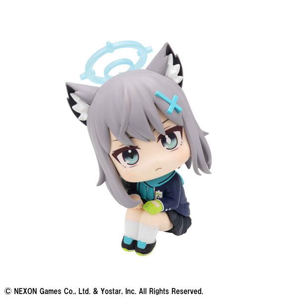 [預訂]蔚藍檔案 砂狼白子 LookUp 完成品模型坐姿特寫。