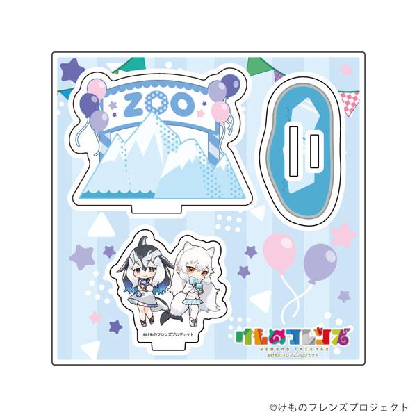 [預訂] 立牌「動物朋友」02/太平洋白海豚＆北極狐狸(POP Art插圖)《25年10月預約》