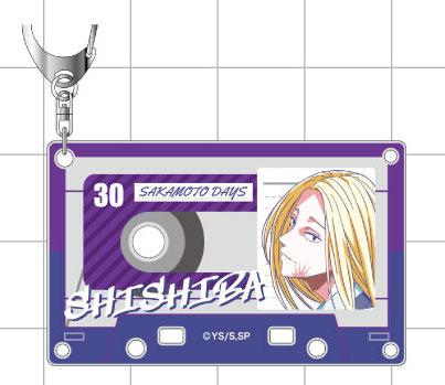 [預訂] 坂本日常鑰匙扣，LetterColle07 神神廻設計，卡帶造型。