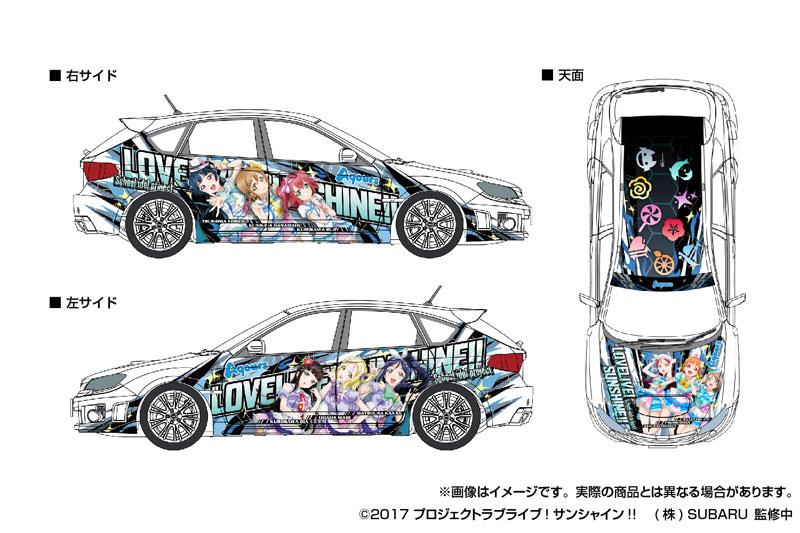 [預訂] 1/24 痛車 No.2 Love Live! Sunshine!! GRB IMPREZA WRX STI ’10(SUBARU) 模型《25年3月預約》