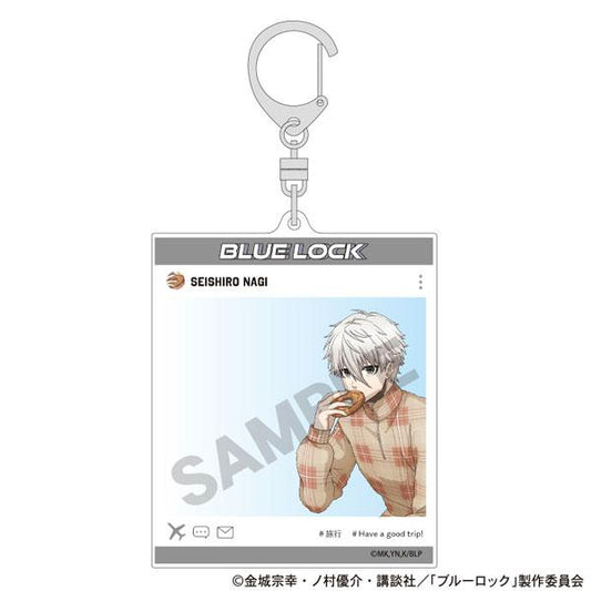 [Reservation] Blue Prison SNS Style Keychain Nagi Seishiro Travel "December 24 Reservation"