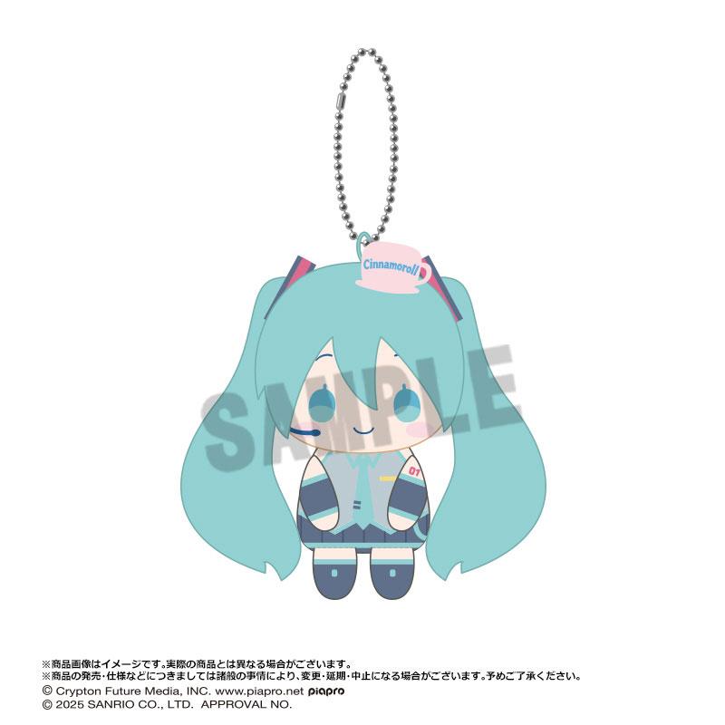 [預訂] 初音未來×玉桂狗 坐坐俱樂部 毛絨公仔掛飾 6個入BOX《26年1月預約》