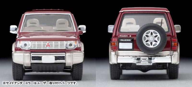 [預訂] Tomica Limited Vintage NEO LV-N206b 三菱 帕傑羅 中型車頂寬 VR (紅色/米色) 96年款《25年2月預約》