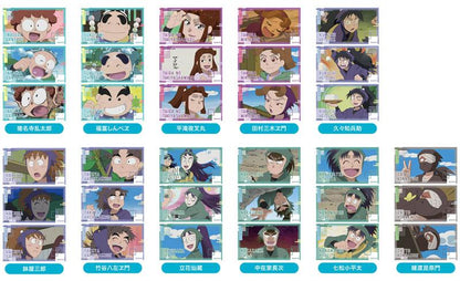 [預訂] 忍者亂太郎動畫剪影貼紙，A款，11個入BOX設計展示。