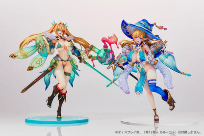 [預訂] 米琳德 1/6 完成品模型，精靈村人物，展示精美服裝與武器。