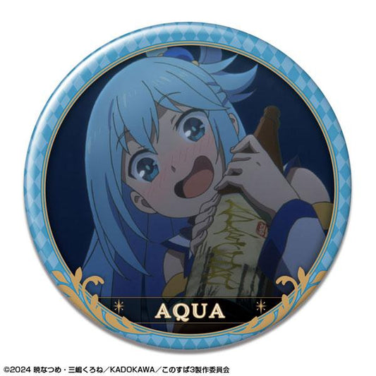 [預訂] 爲美好的世界獻上祝福！3 徽章 設計02(Aqua/A)《24年9月預約》