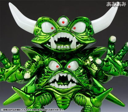 [預訂] 勇者鬥惡龍 Metallic Monsters Gallery 死亡比薩羅 金屬綠色模型，雙頭造型，白色角。