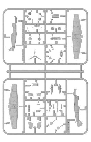 [預訂] 1/144 梅塞施密特 Bf109E-3/4“英國之戰 1940年”雙人組合 模型《24年11月預約》