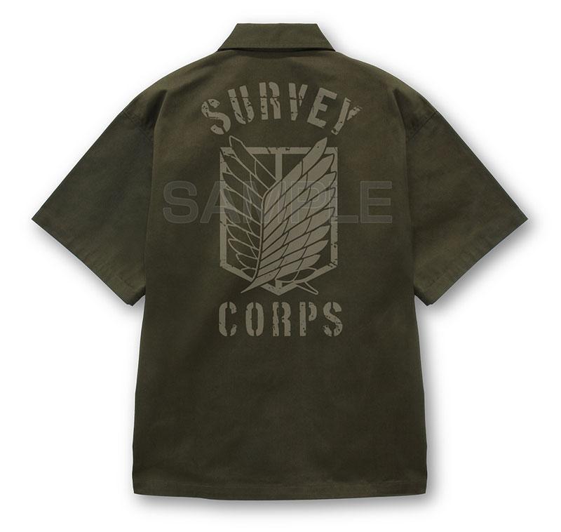 [預訂] 進擊的巨人 調查兵團 工作襯衫 Ver.2.0/MOSS-L《25年8月預約》